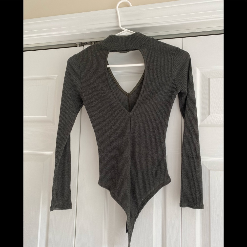 Olive green bodysuit